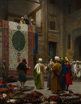  rome - Le marchand de tapis Jean Léon Gérôme
